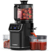 Cold Press Juicer, 100oz Large Capacity Juicer Machine with Touch Screen, 6.5" Wide Chute for Whole Fruit, High Yield Slow Masticating Juicer, Easy to Clean & Quiet Operation