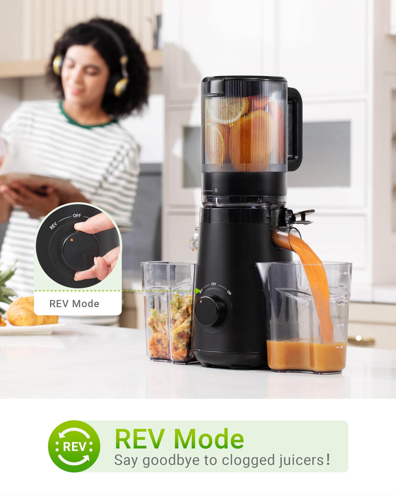 5.8-Inch Whole-Fruit Cold Press Juicer | TUUMIIST