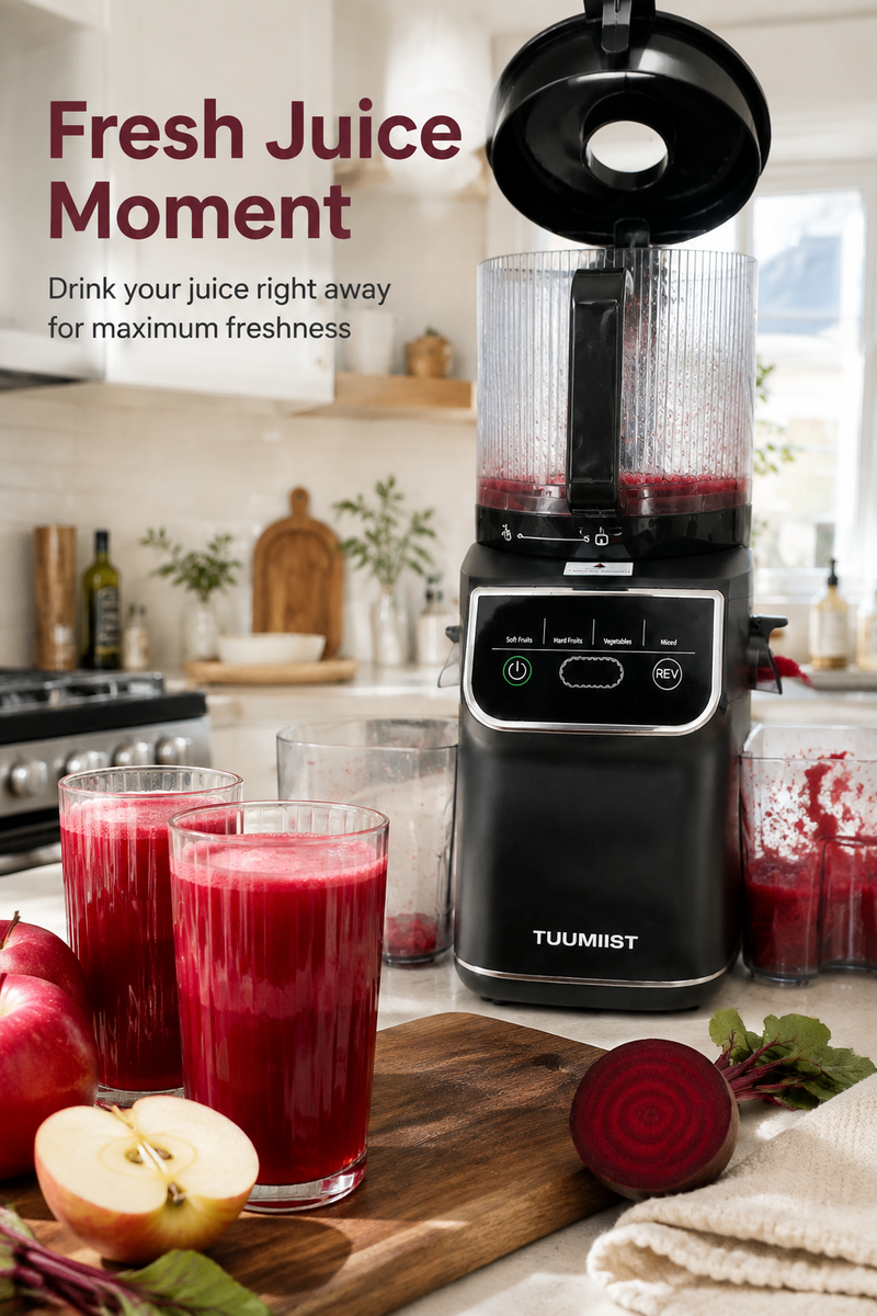 5.8-Inch Whole-Fruit Cold Press Juicer | TUUMIIST 5.8-Inch Whole-Fruit Cold Press Juicer | TUUMIIST