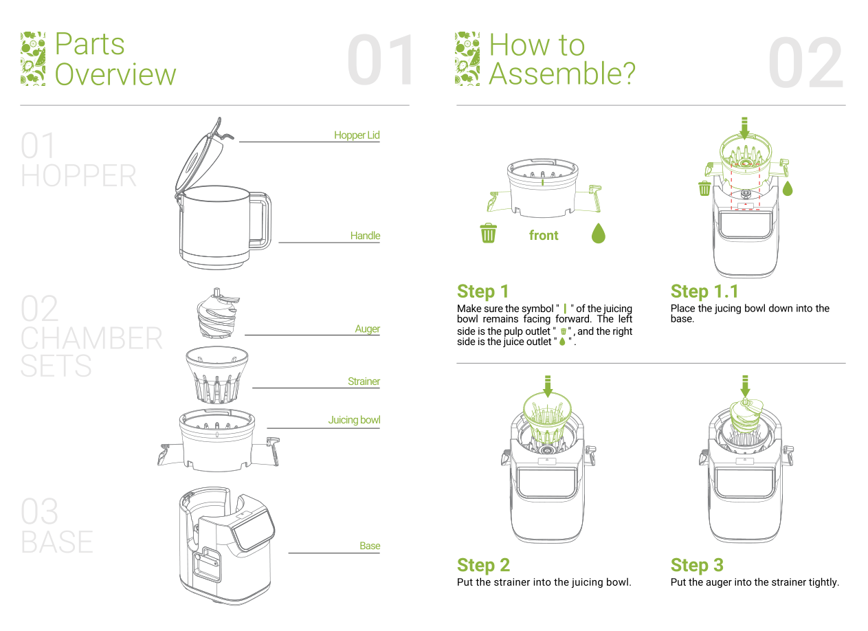 Parts Overview and First Assembly Steps